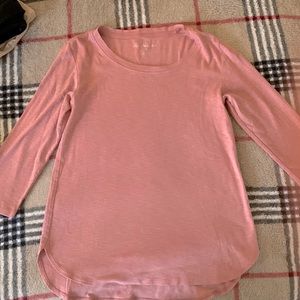 Breathable long sleeve loungewear shirt